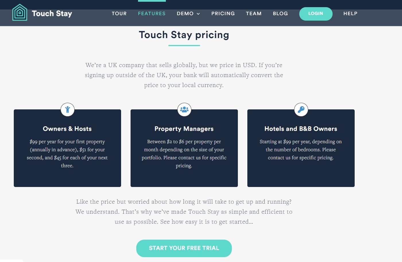 TouchStay-pricing-screenshot