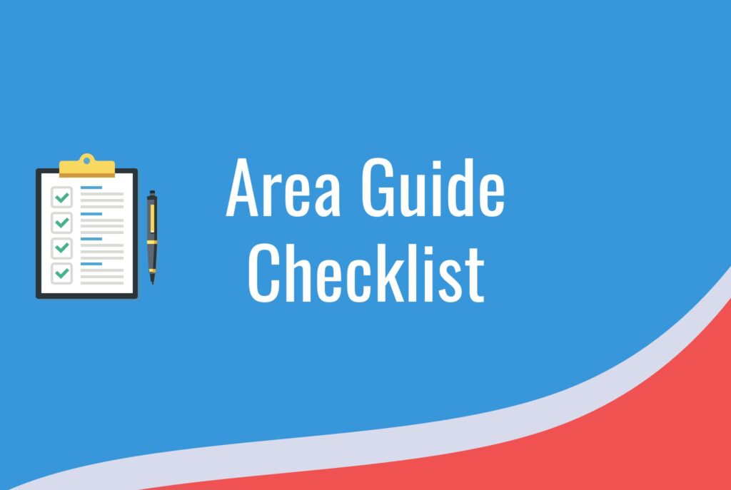 Area Guide Checklist